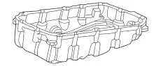 Поддон картера двигателя HONDA 21151PLY000