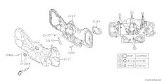 21114AA062 ПРОКЛАДКА ПОМПЫ, РЕЗИНОВАЯ SUBARU