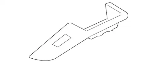 PANEL,RR DOOR POWER WINDOW SWITCH,RH 7222A220 MITSUBISHI