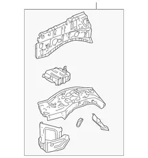 Подкрылок TOYOTA / LEXUS 5370160831