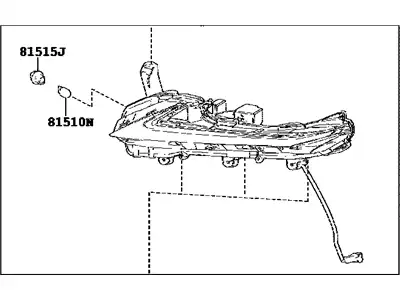 Фонарь габаритный TOYOTA / LEXUS 8162078040