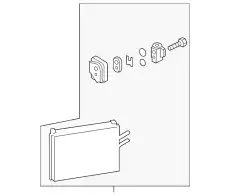 Испаритель 7L0820105 VAG
