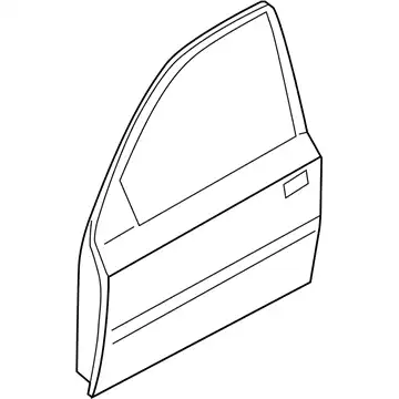 Panel assy - front door, lh 760031E210 HYUNDAI