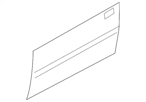 Panel - front door outer, lh 761111E210 HYUNDAI