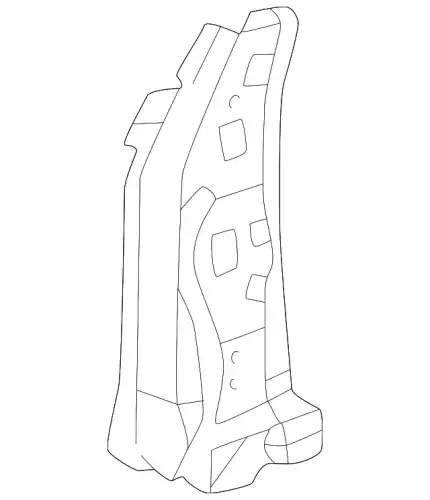 PILLAR COMP., R. FR. INNER LOWER 64130S10A01ZZ HONDA