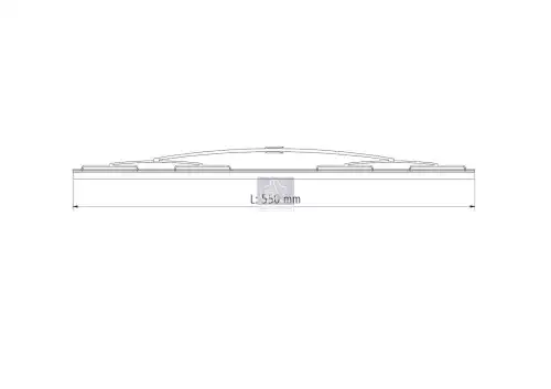 Щетка стеклоочистителя 5.63102 DT 550/22" мм/",