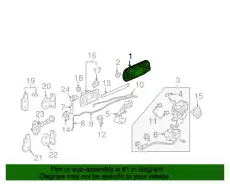 Ручка двери HONDA 72140-ST0-J02ZX