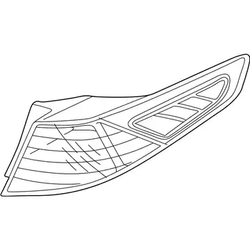Стекло фары KIA 924112T110