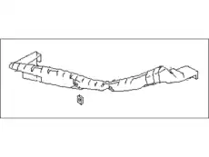 BRACKET-FRONT BUMPER CORNER,LEFT 57707FG031 SUBARU