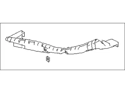 BRACKET-FRONT BUMPER CORNER,LEFT 57707FG031 SUBARU