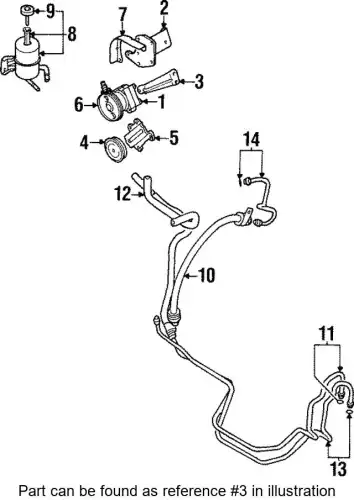 КРОНШТЕЙН НАСОСА ГУР MD316166 MITSUBISHI