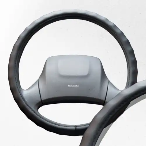 Оплетка SKYWAY Top-2 L Черная экокожа S01102128