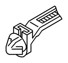 02.559 CLIP, HARNESS 8-97173-307-0 ISUZU