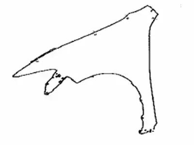 Крыло TOYOTA / LEXUS 5380233220