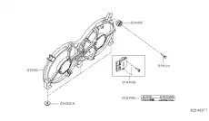 Блок управления вентилятором 214933JA0A NISSAN