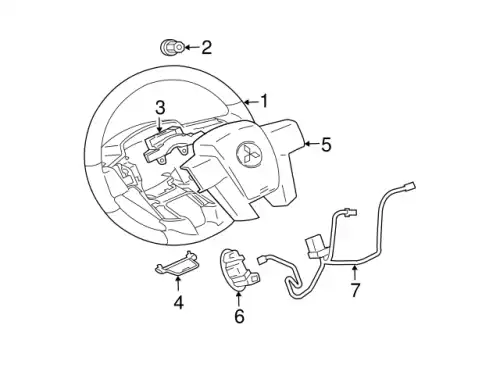 Рулевое колесо MITSUBISHI MR955626XA