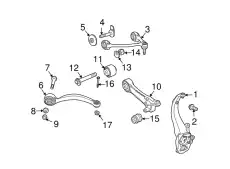 Рычаг подвески JAGUAR C2C36984
