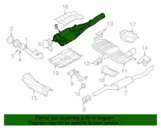 Нейтрализатор 1J1131701DX VAG