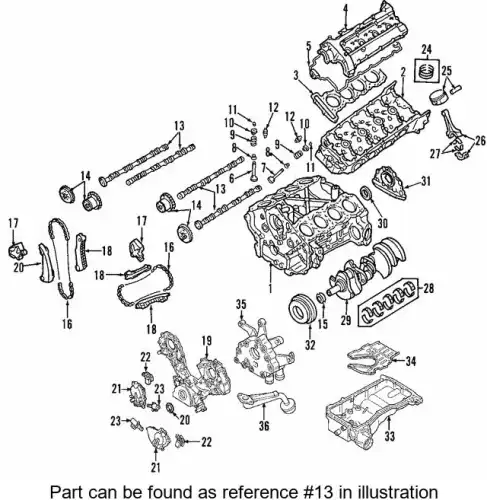 Распредвал INFINITI 13020AR010