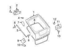 ЗаднЯЯ Дверь LR035119 LAND ROVER