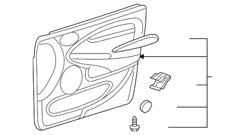 Панель двери C2S13496 JAGUAR