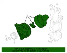 Генератор VAG 06B903018JX