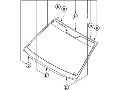 Glass assy - windshield 861101G210 KIA