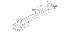 ПОДНОЖКА БОКОВАЯ ЛЕВАЯ MR408159 MITSUBISHI