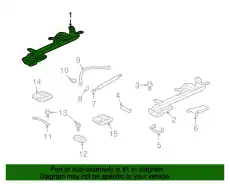ПОДНОЖКА БОКОВАЯ ЛЕВАЯ MR408159 MITSUBISHI