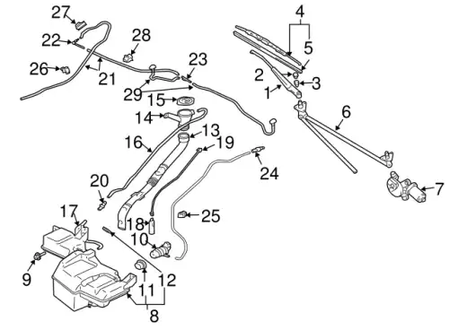 FLOAT,WINDSHIELD WASHER TANK MR515709 MITSUBISHI
