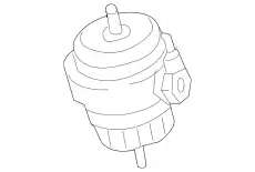 Гидроопора 4F0199379M VAG