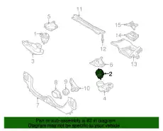 Гидроопора 4F0199379M VAG