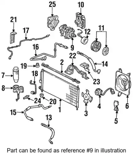COMPRESSOR COMP. (HADSYS) (ENGINE NO.) 38810P13006 HONDA