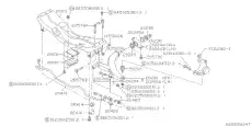 CROSS MEMBER COMPLETE-FRONT SUSPENSION 20100FA001 SUBARU