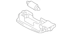 Фонарь чёрный satinschwarz 3B0947109  B41 VAG