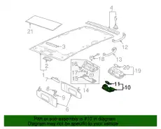 Фонарь чёрный satinschwarz 3B0947109  B41 VAG