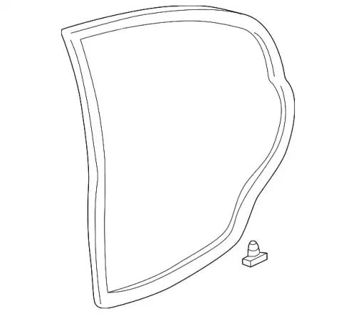 Уплотнитель двери HONDA 72850S04003