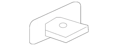 МОЛДИНГ ПЕРЕДНЕГО БАМПЕРА ЛЕВЫЙ 7005A037 MITSUBISHI