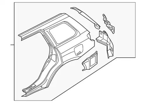 Крыло MITSUBISHI MN133593