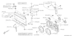 HOSE-RADIATOR OUTLET 45161AL080 SUBARU