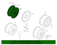 Стальной диск rallyeschwarz 1J0601027H 03C VAG