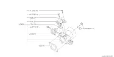 16175AA150 ПРОКЛАДКА УПЛОТНИТЕЛЬ РЕЗИНОВЫЙ SUBARU