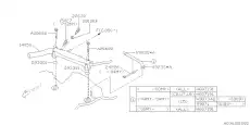 BOLT 800206820 SUBARU