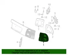 Фонарь задний VOLVO 30859448