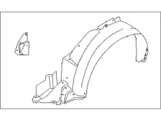 Подкрылок SUBARU 59110FE050