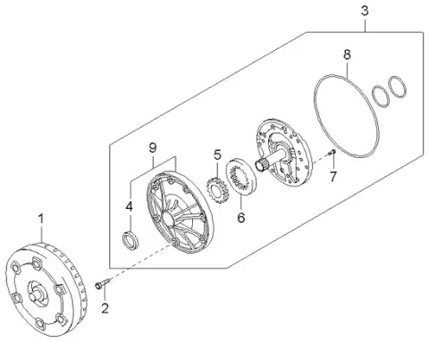 Шестерня КПП HYUNDAI / KIA 452464A000