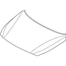 Панель капота 66400G3000 HYUNDAI