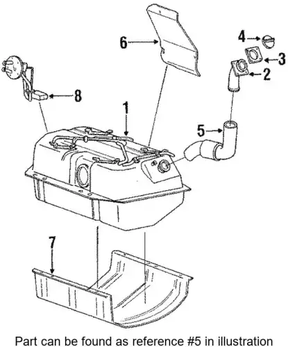 HOSE,FUEL FILLER MB554777 MITSUBISHI