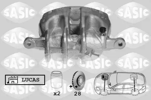 Суппорт тормозной SASIC 6500079