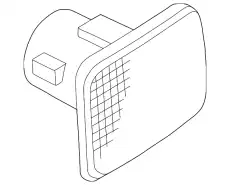 Lamp-auxiliary lighting side repeater XGB100280 LAND ROVER